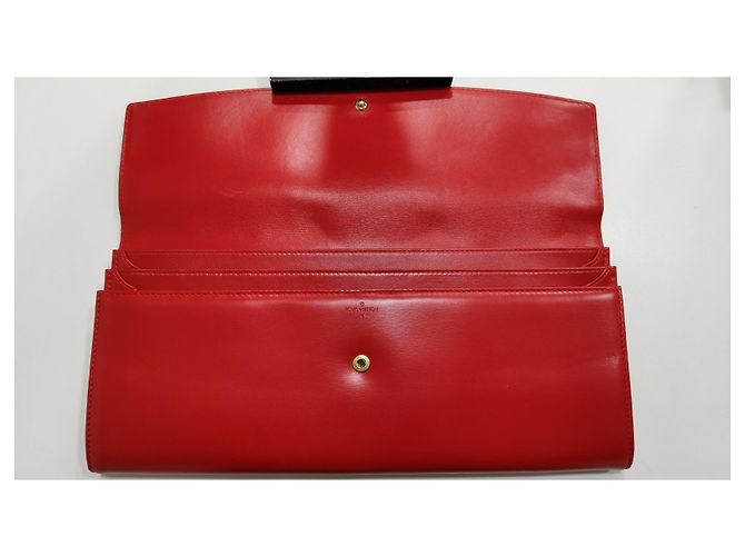 Pochette Louis Vuitton Mycenes Rossa in Vernice Rosso - vista 3