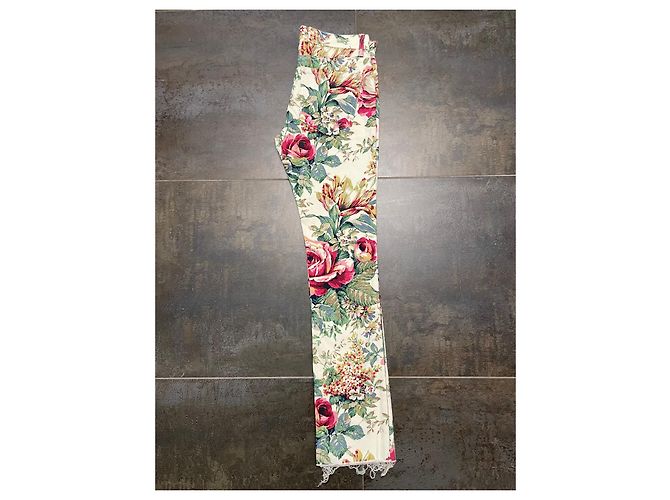 Jeans Junya Watanabe in cotone multicolore - vista 3