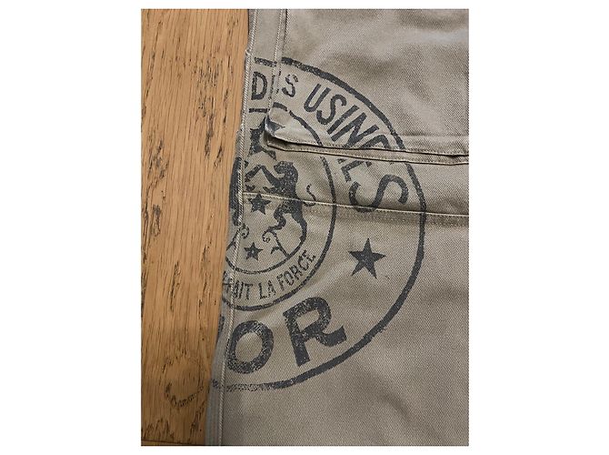 Pantalones cargo Dior marrón beige algodón Castaño - vista 2