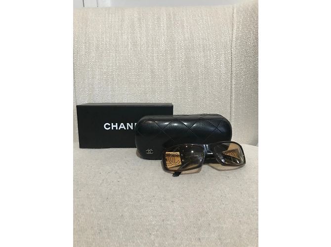 Gafas de sol CHANEL T. Plástico Castaño - vista 2