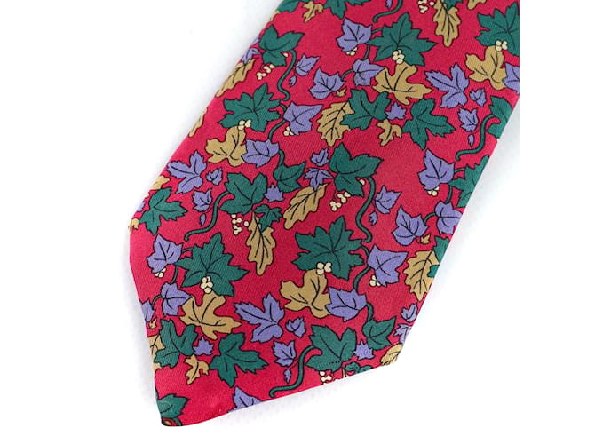 HERMÈS - Cravatta in seta Rosso - vista 2