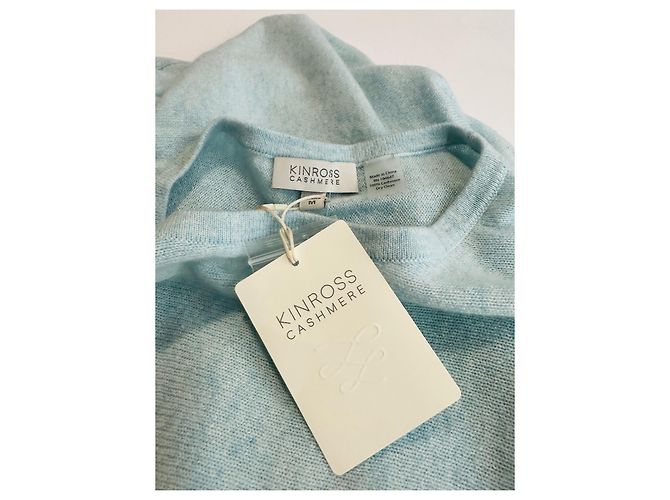 Autre Marque Jersey poncho Kinross de cachemira azul - vista 5
