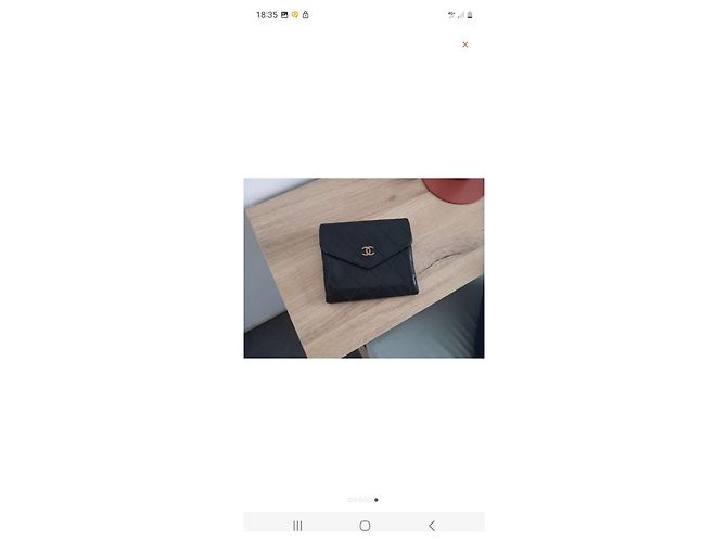 Autre Marque Cartera Chanel 2.55 de piel negra Negro - vista 6