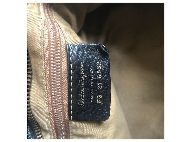 Borsa Salvatore Ferragamo in pelle nera Nero - vista 4