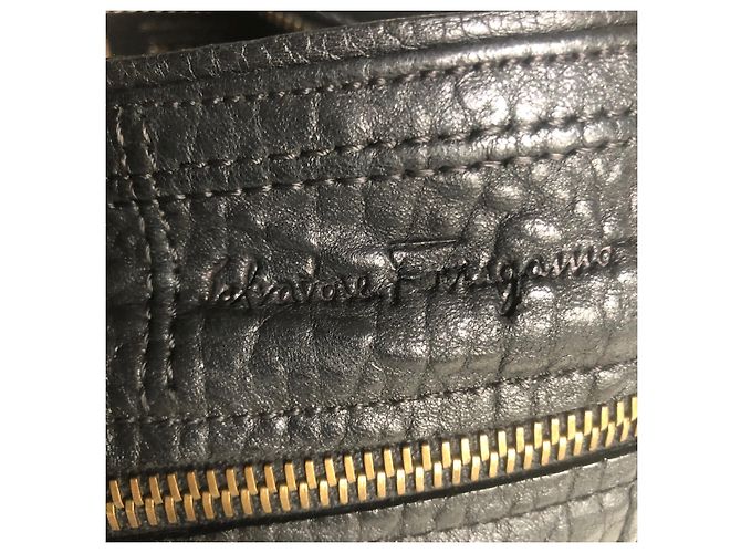 Borsa Salvatore Ferragamo in pelle nera Nero - vista 7