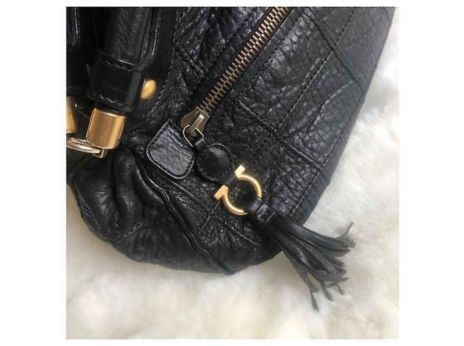 Borsa Salvatore Ferragamo in pelle nera Nero - vista 8