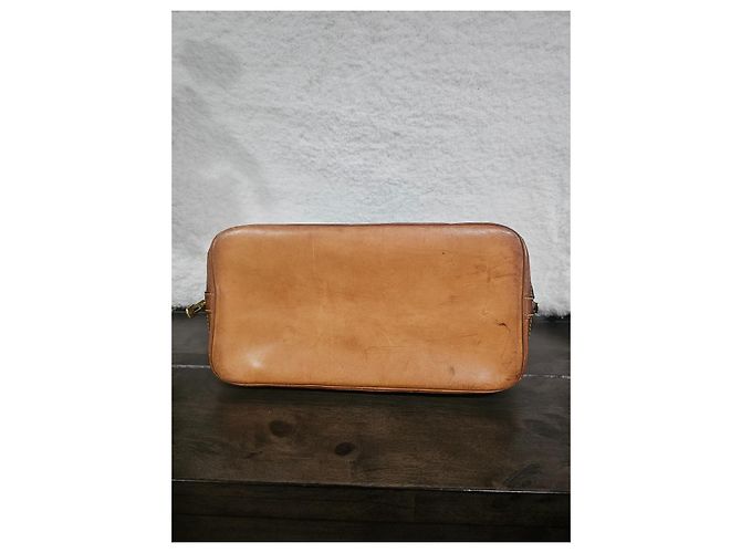 Borsa a mano Louis Vuitton Alma Marrone Beige Pelle - vista 4