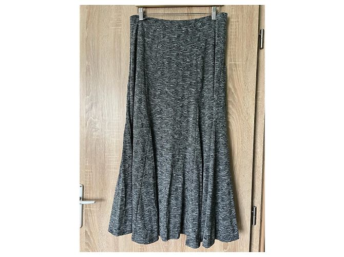 Autre Marque Falda PER UNA de viscosa gris XL - vista 4