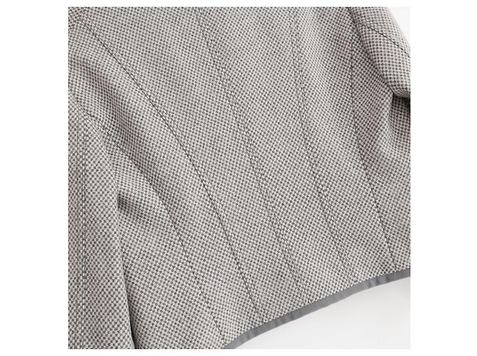 Burberry Broxam Wollkaschmir-Boxy-Jacke Grau - Ansicht 5
