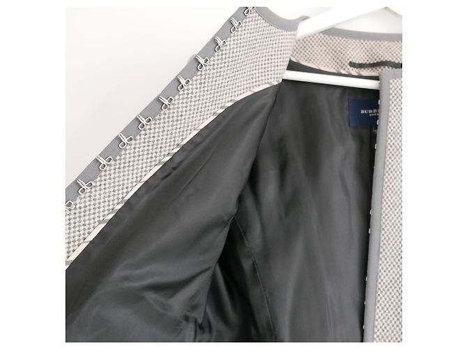 Burberry Broxam Wollkaschmir-Boxy-Jacke Grau - Ansicht 6