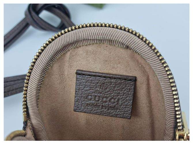 Monedero Gucci Ophidia con hombro redondo. Marrón claro Marrón oscuro - vista 10
