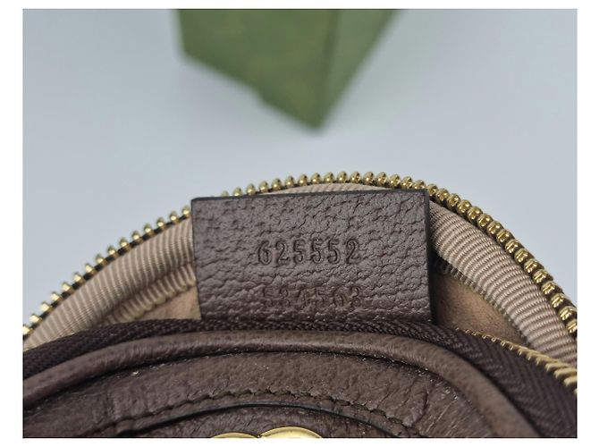Monedero Gucci Ophidia con hombro redondo. Marrón claro Marrón oscuro - vista 9