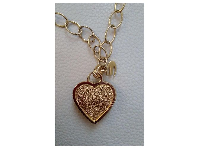 Collana Lunga Just Cavalli in Acciaio con Cuori in Onice Nero D'oro - vista 6