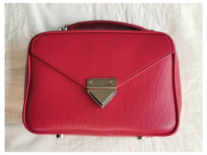 Borsa a mano Barbara in pelle rossa The Kooples Rosso Silver hardware - vista 13