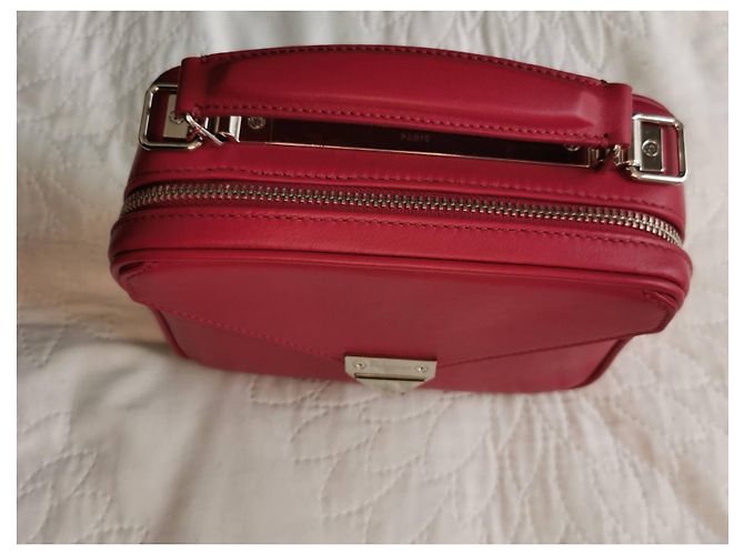 Borsa a mano Barbara in pelle rossa The Kooples Rosso Silver hardware - vista 14
