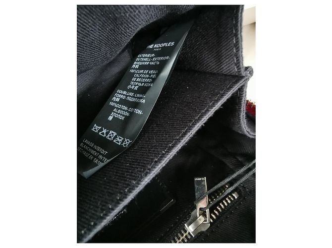 Borsa a mano Barbara in pelle rossa The Kooples Rosso Silver hardware - vista 17