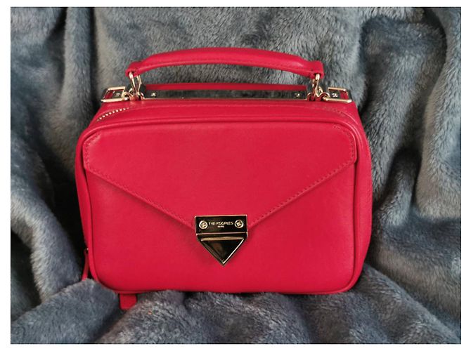 Borsa a mano Barbara in pelle rossa The Kooples Rosso Silver hardware - vista 18