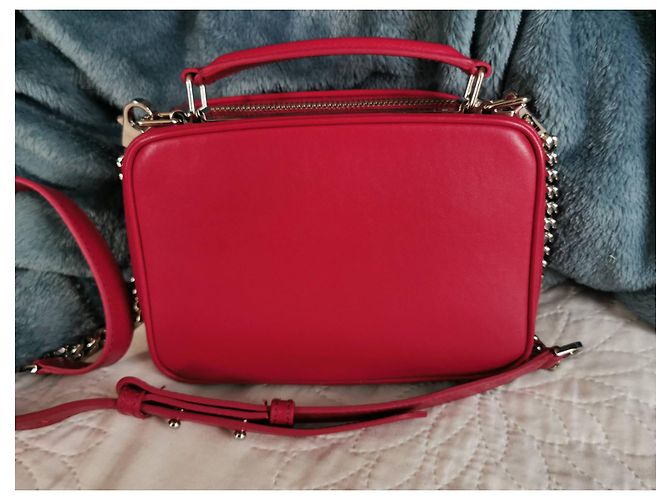 Borsa a mano Barbara in pelle rossa The Kooples Rosso Silver hardware - vista 6