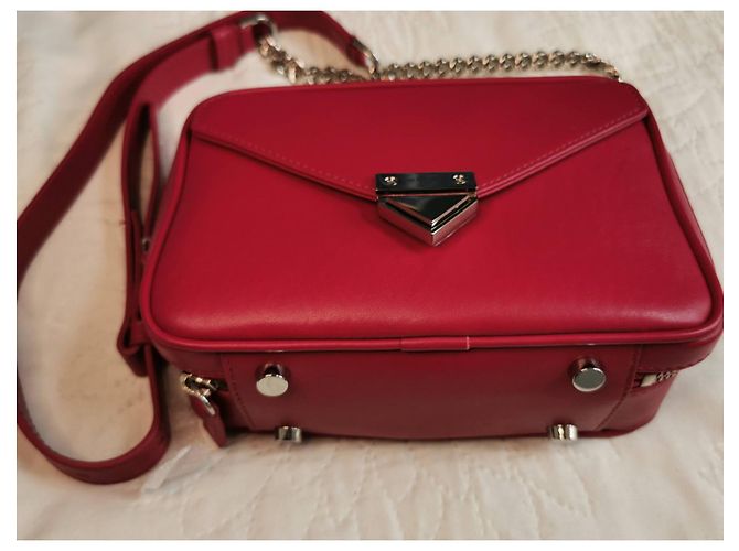 Borsa a mano Barbara in pelle rossa The Kooples Rosso Silver hardware - vista 7
