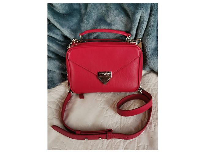 Borsa a mano Barbara in pelle rossa The Kooples Rosso Silver hardware - vista 9