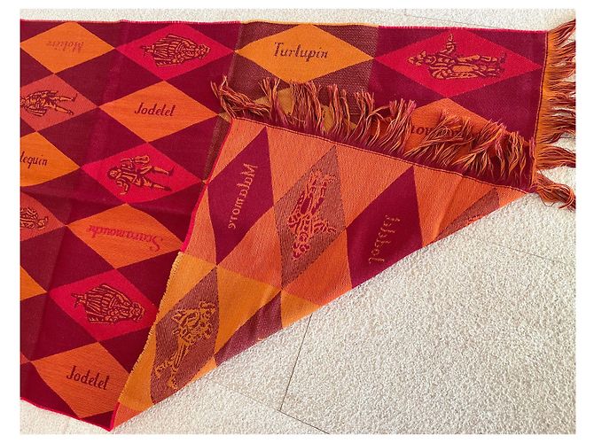 Autre Marque Estola muy grande de la “Comédie-Française” 100% Lana - 200 X 68 cm - vista 4