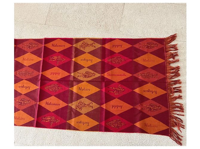Autre Marque Estola muy grande de la “Comédie-Française” 100% Lana - 200 X 68 cm - vista 7