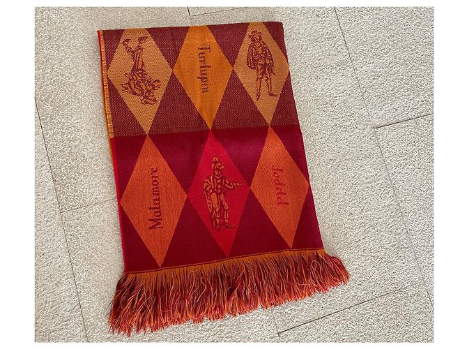 Autre Marque Estola muy grande de la “Comédie-Française” 100% Lana - 200 X 68 cm - vista 9