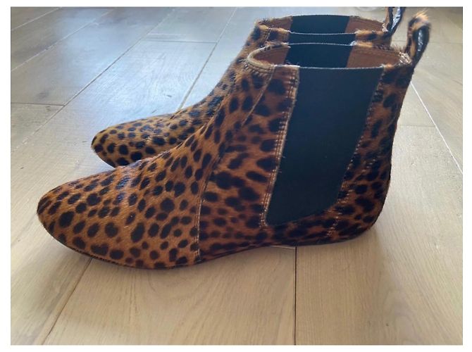 Isabel Marant Etoile Stiefeletten Leopardenmuster Leopardenprint - Ansicht 2