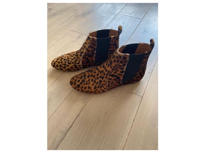 Isabel Marant Etoile Stiefeletten Leopardenmuster Leopardenprint - Ansicht 3