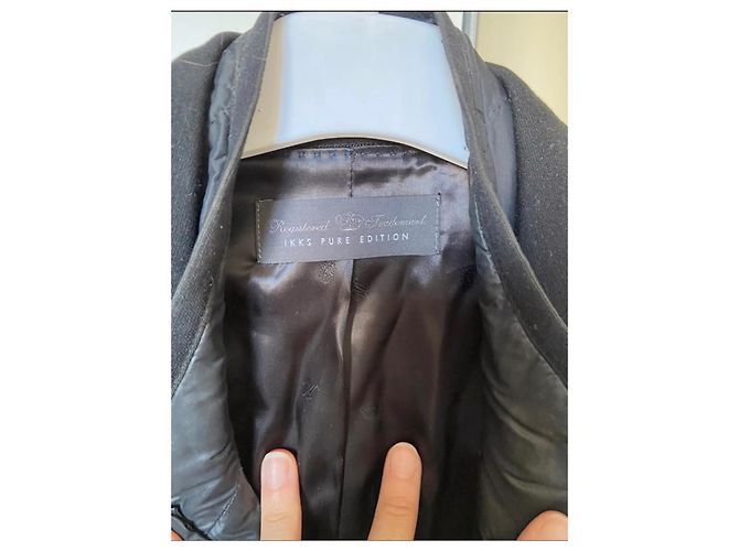 Ikks Black Jacket Polyester Size 52 - view 2