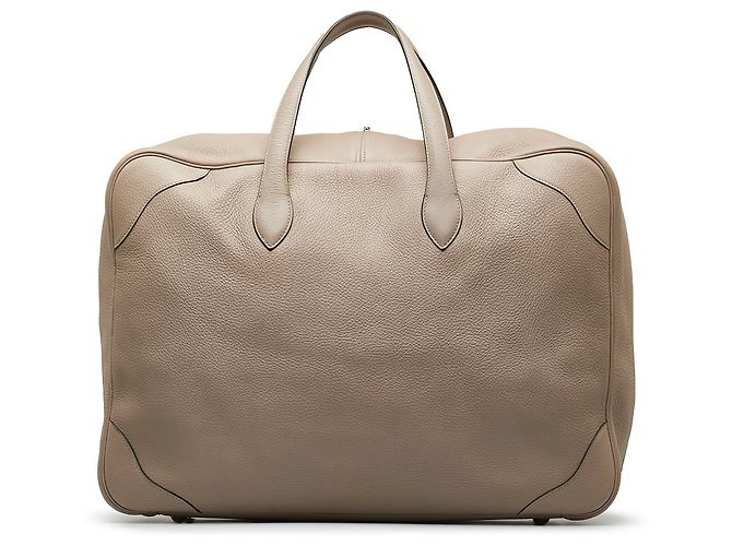 Victoria Hermès Hermes Brown Clemence Vittoria II 50 Marrone Beige - vista 3