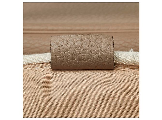 Victoria Hermès Hermes Brown Clemence Vittoria II 50 Marrone Beige - vista 6