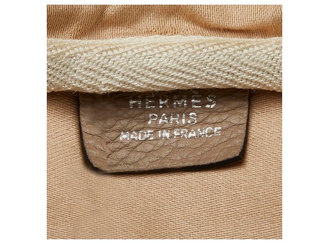 Victoria Hermès Hermes Brown Clemence Vittoria II 50 Marrone Beige - vista 7