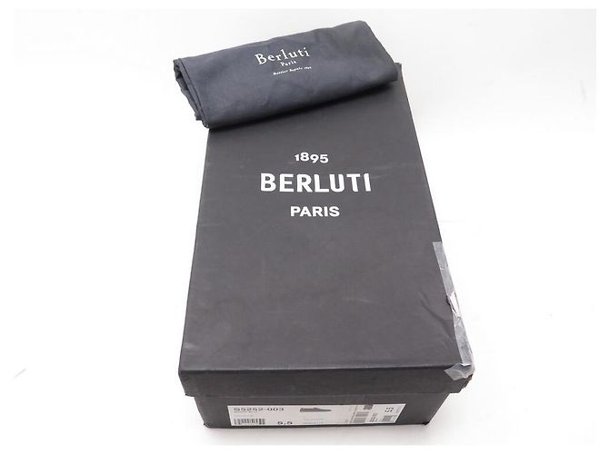 NUOVE SCARPE BERLUTI LATITUDE SCRITTO S5014 9 43 SCARPE SCAMOSCIATE - vista 8