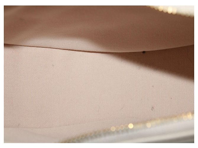 Borsa hobo piccola Chanel Moon in pelle beige Bianco Crudo - vista 6
