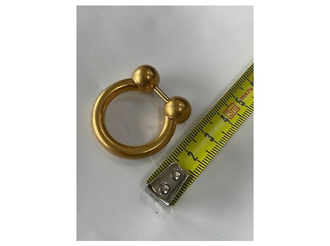 charm gioiello da borsa Chanel in metallo dorato D'oro - vista 5