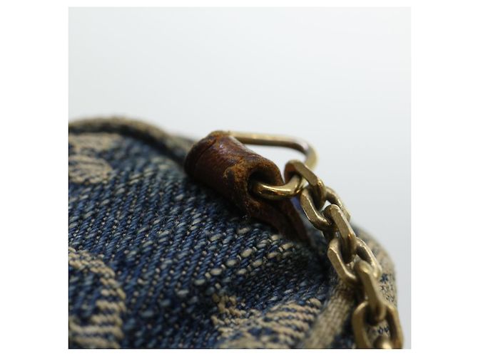 LOUIS VUITTON Monogram Denim Trousse Speedy Pochette Bleu M95082 Auth LV 53409 - vue 18