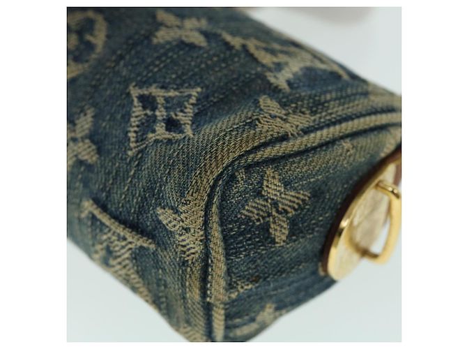 LOUIS VUITTON Monogram Denim Trousse Speedy Pochette Bleu M95082 Auth LV 53409 - vue 9
