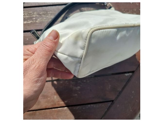Prada Minitasche Beige Nylon - Ansicht 6
