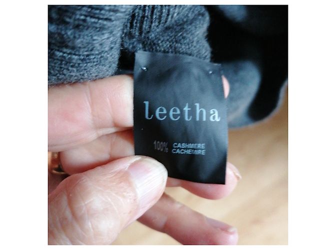 Leetha Robes Gris anthracite - vue 3