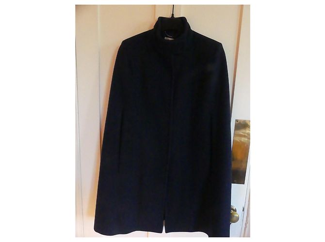 Stella Mc Cartney Capa de lana Stella McCartney Azul marino - vista 13