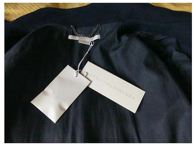 Stella Mc Cartney Capa de lana Stella McCartney Azul marino - vista 5