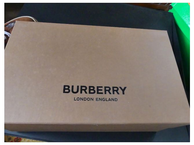Sneakers Burberry Marroni in Tela e Scamosciato Marrone - vista 10