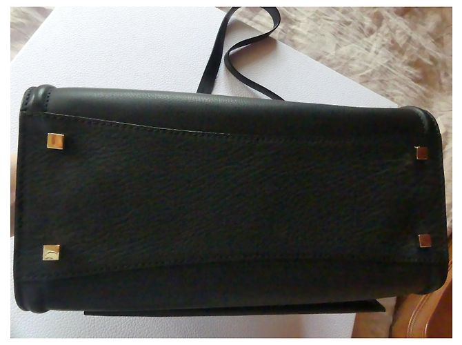 Borsa a mano Victoria Beckham in pelle nera Nero - vista 2