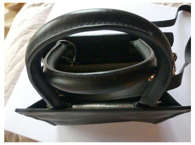 Borsa a mano Victoria Beckham in pelle nera Nero - vista 4