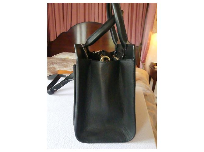 Borsa a mano Victoria Beckham in pelle nera Nero - vista 5