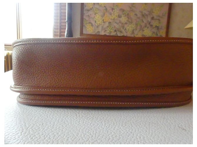 Evelyne Borsa a mano Hermès Evelyn 29 in pelle Gold Marrone - vista 10