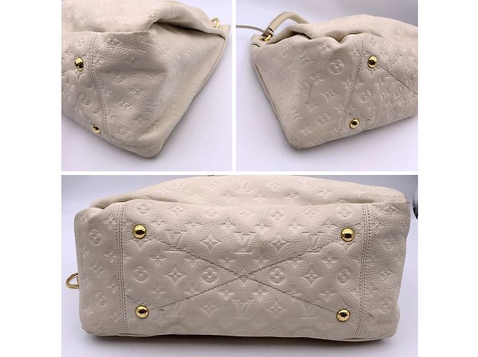 Louis Vuitton Einkaufstasche Artsy Weiß - Ansicht 4