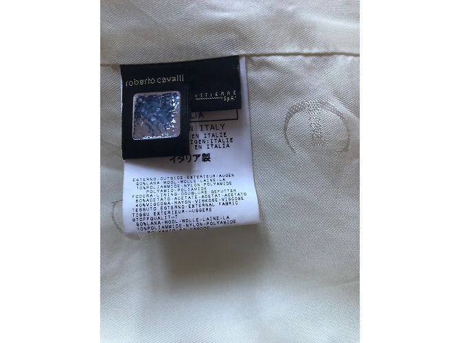 Autre Marque CLASS CAVALLI Cappotti T.fr 38 WOOL Crudo - vista 14