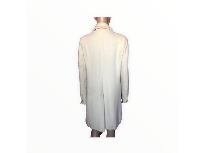 Autre Marque CLASS CAVALLI Cappotti T.fr 38 WOOL Crudo - vista 3
